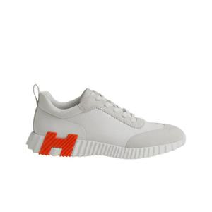 에르메스 바운싱 스니커즈 카프스킨 스웨이드 고트스킨   블랑 H221898ZH94