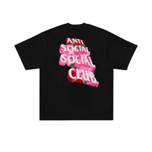 베이프 x 안티 소셜 소셜 클럽 티셔츠  2 블랙 0ZXTEM109902N