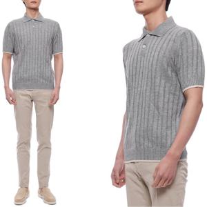[브루넬로쿠치넬리] 25SS 남성 린넨 혼방 폴로 반팔니트 (M2L707605 CP843 25S)