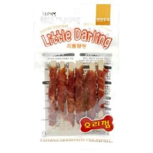 강아지간식 치석껌 마쯔리 리틀달링 오리껌스틱 6P