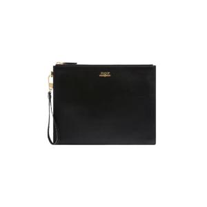 구찌 로고 레더 파우치 블랙 547613-0YA0G-1000