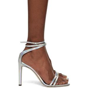 쥬세페자노티 샌들 실버 105 베이직 힐 샌들 231266F125001