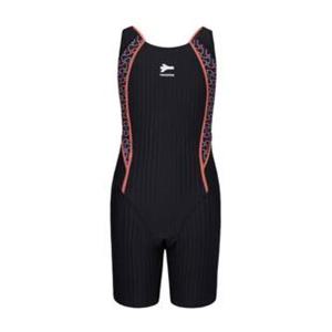 [레노마수영복]여아 3부X-BACK 네온사각 반신 수영복GS2E862_BK