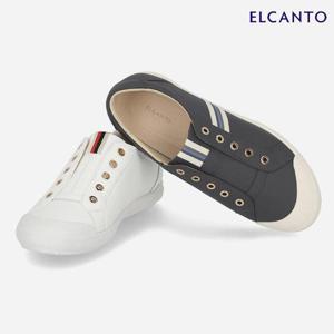 엘칸토  (LCWS83U413) 여성 소가죽 웨빙포인트 히든 밴드 스니커즈 2.5cm