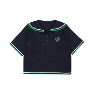 [클라이드]여자 세일러 반팔 니트 FNBSW792F