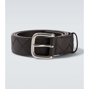 보테가베네타 인트레치아토 레더 벨트 P01059712