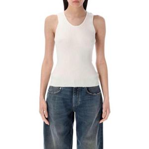 발렌시아가 민소매 티셔츠 828090T1737 9000 WHITE