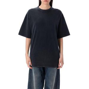 발렌시아가 반팔 티셔츠 831584TSVC1 1041 FADED WASHED BLACK