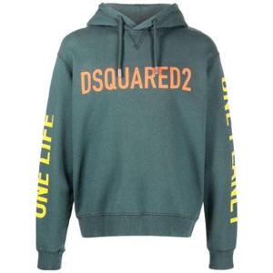 25 FW 디스퀘어드2 슬로건 프린트 후드티 S78GU0065S25568 TP432397804