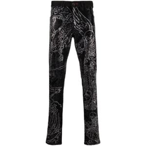 25 FW 필립플레인 스켈레톤 타투 스트레이트 진  SABCMDT2676PDE004N TP432066573