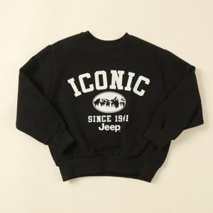 [지프키즈]기모 아이코닉 지프 맨투맨  KN4TSU895