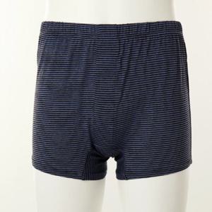 [와코루] 인견스판 스트라이프 남성롱드로즈 (WMP2418F-NA)