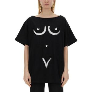 MOSCHINO 인터락 바디 프린트 티셔츠 070304423555