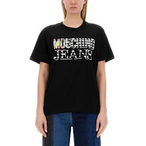 MOSCHINO JEANS 로고가 있는 티셔츠 070337622555
