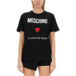MOSCHINO 로고가 있는 티셔츠 070305412555