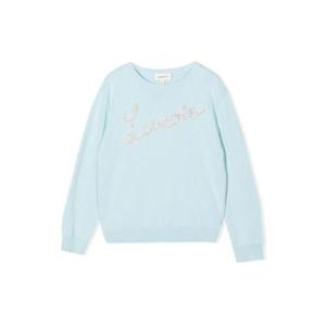 LANVIN 시그니처 로고 크루넥 풀오버 N15065K799