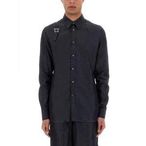 ALEXANDER MCQUEEN HARNESS SHIRT WITH T BUCKLE 828635QYABM4244