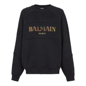 발망 자수 오버사이즈 스웨트셔츠 DH0JS118BC81EAH