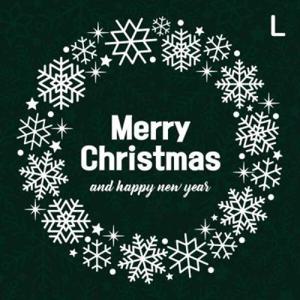 아트박스/리틀메테오 크리스마스 스티커 눈꽃 시트지 LMXM-044