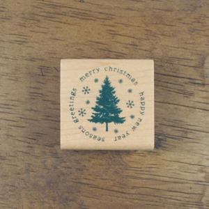 아트박스/스탬프 하우스 [크리스마스]에버그린(라운드)
