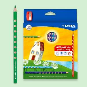 아트박스/리라 LYRA - 리라 그루브 슬림 색연필 (24색)