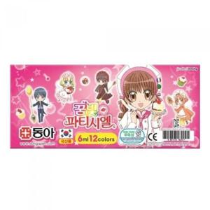 아트박스/동아연필 동아 꿈빛파티시엘 그림물감 6ml 12색