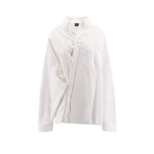 Balenciaga 로고 자수 랩 셔츠 790872TNM60 9000 TP942679211