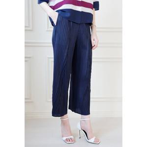 [요이츠]앵글 플리츠 슬릿 팬츠_YJ05WNPSL05_NY1