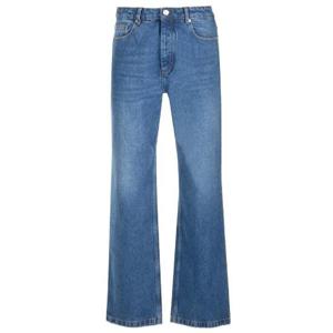 AMI 로고 패치 스트레이트 진 UTR500DE0025 480 TP934847916