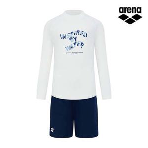 [아레나공식] 코스탈 아동 래쉬가드 세트 A5BB1BS83OWT