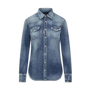 디스퀘어드2 셔츠 S75DL0919S30341 470 BLUE