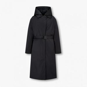 [보브]디태처블 후드 벨티드 롱 자켓 (7114417991_)