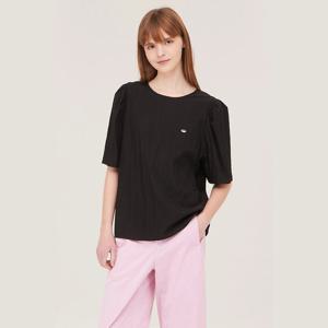 [베네통] 퍼프 슬리브 링클 블라우스 BABL96531