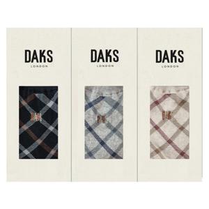 [닥스(양말)]DB25903숙녀 중목 사선체크 3족세트