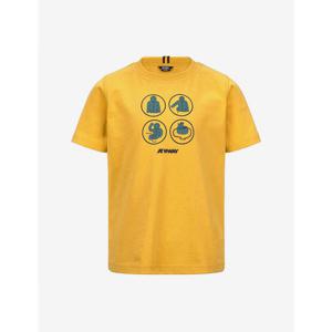 까웨 키즈 하우 투 팩 반팔티셔츠/옐로우 Y242EFT348_YE