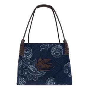 에트로 자카드 데님 스몰 리브라 토트백 WP1D0038AQ113 S9090 TP935036908