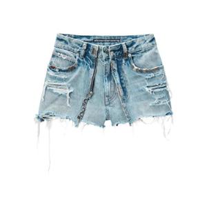 25 FW 알렉산더왕 디스트레스드 데님 쇼츠 4DC3255812496A TP439337900