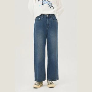 [베네통]부클 와펜 쉐브론 데님 팬츠 (BADP10511)