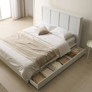 호텔라인 넉넉한 수납 침대 Q (매트별도) KC830