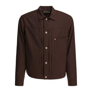 사카이 싱글 체스트 포켓 재킷 2503745M601 BROWN