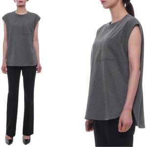 [브루넬로쿠치넬리] 25SS 여성 모닐리 포켓 디테일 민소매 티셔츠 (M0T81HA830 C080 25S)