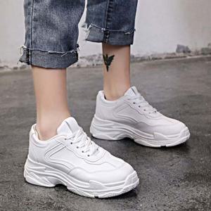 슬립온 키높이 운동화 5센치 기본 화이트 스니커즈 캐주얼화