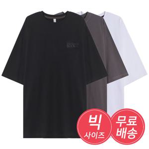 남자 오버핏 존마틴 백 프린팅 반팔 티셔츠 AC-TSH-Q012-블랙