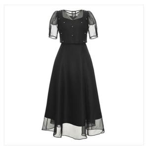 미니멈 세이브존07 시스루 자켓 원피스 MYBAWO4200-BK