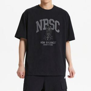 [뉴발란스]뉴발란스 UNI NBSC 바스켓볼 그래픽 반팔티 NBNEF2153