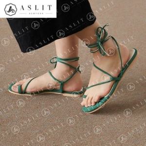 [애슬릿] 여성 엄지 쪼리 스트랩 글래디에이터 끈 샌들