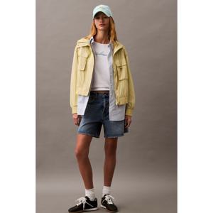 [캘빈클라인 진]여성 슬림 스크립 CK로고 반팔 티셔츠 47B828G