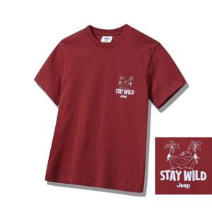 [지프키즈] 스테이 와일드 반팔티 KQ2TSU596 와인