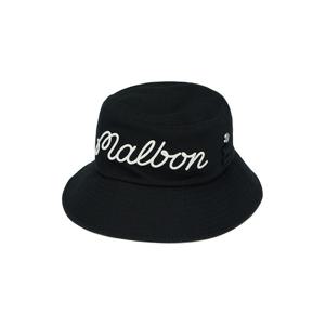 [말본 공식] 말본골프 빅스크립트 티꽂이 버킷햇 BLACK