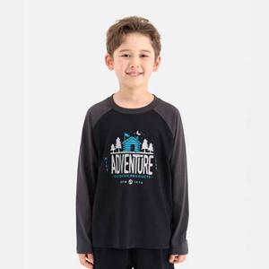 [차일디] 아웃도어프로덕츠키즈 (OD253ILS07 DGY) 라글란 그래픽 티셔츠 딥그레이